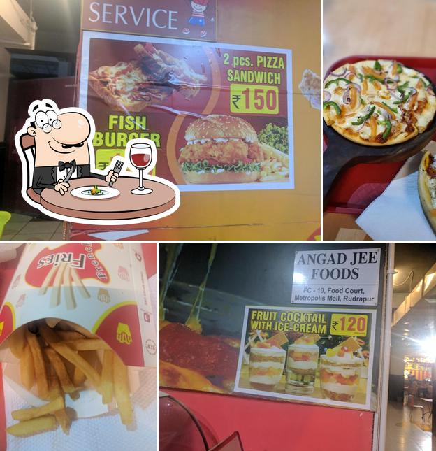 Food at New York Pizza & Fried Chicken