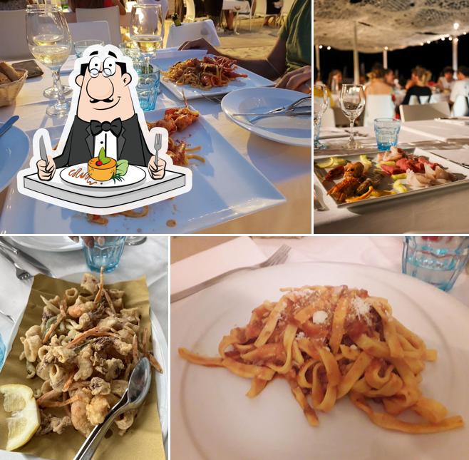 Cibo al Ristorante Gabbiano Zadina