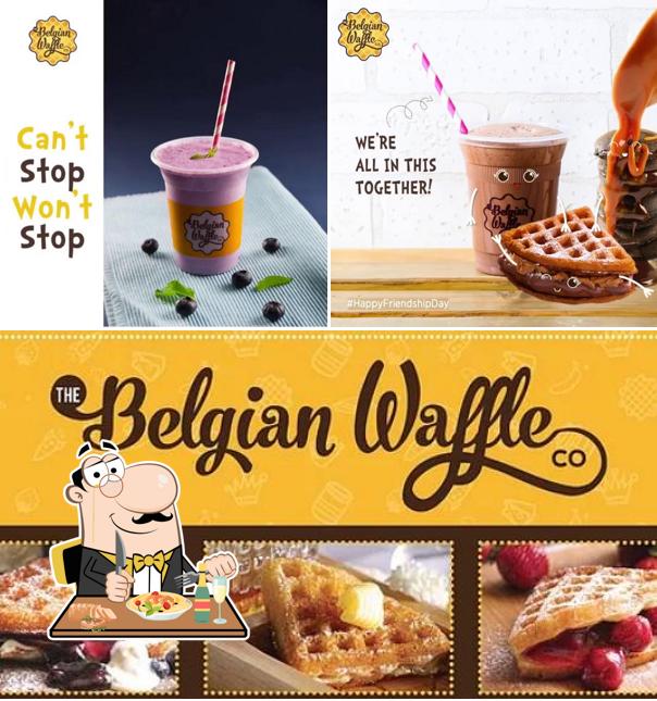 This is the image depicting food and beverage at The Belgian Waffle Co