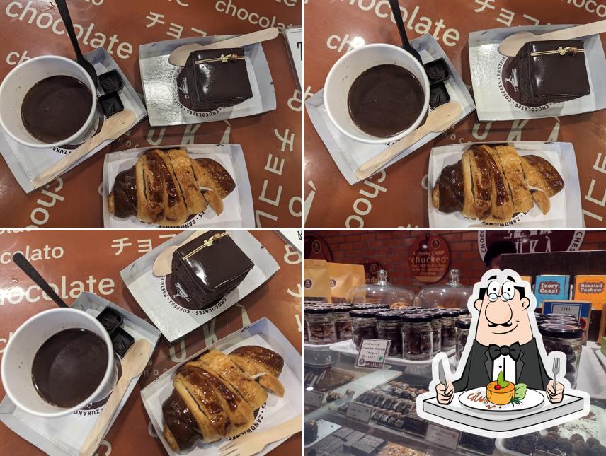 Meals at Zuka chocolate cafe