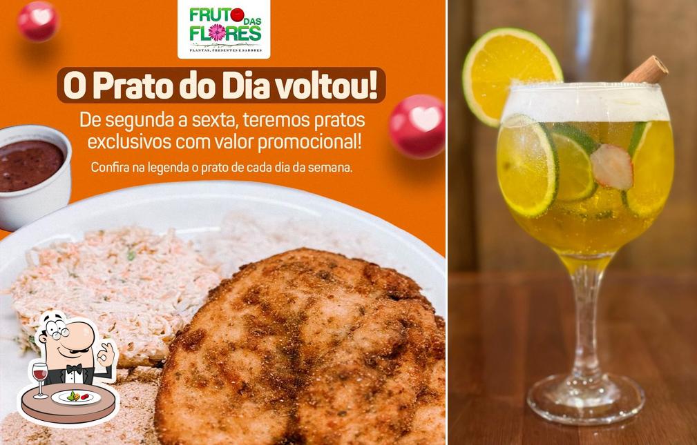 Platos en Fruto das Flores