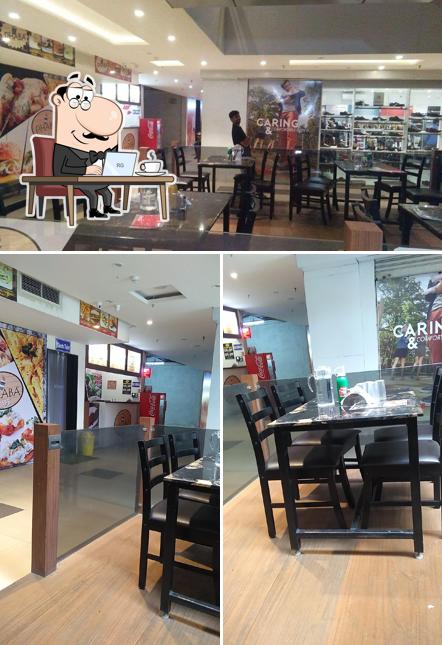 The interior of Dhaba cafe