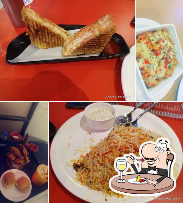 Food at Cafe S- Cube