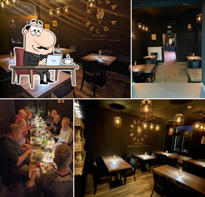 L'intérieur de FRITERIE BELGA BELGA + Petit restaurant