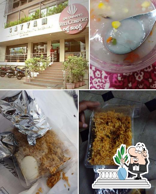 The exterior of New Satyam Multicuisine Restaurant