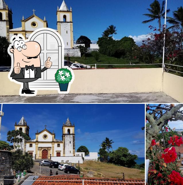 Veja a área externa do Mirante Bar & Restaurante