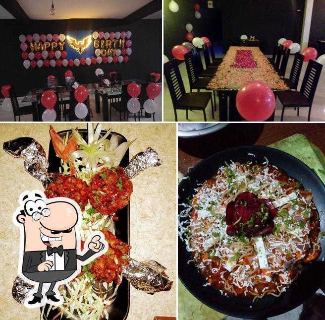 Among different things one can find interior and food at Dark Phoenix Restaurant