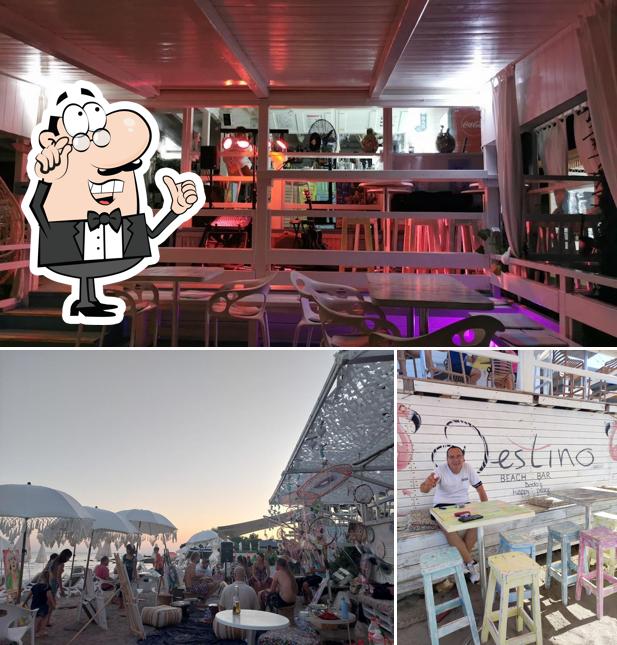 Dai un'occhiata agli interni di Destino Beach Bar