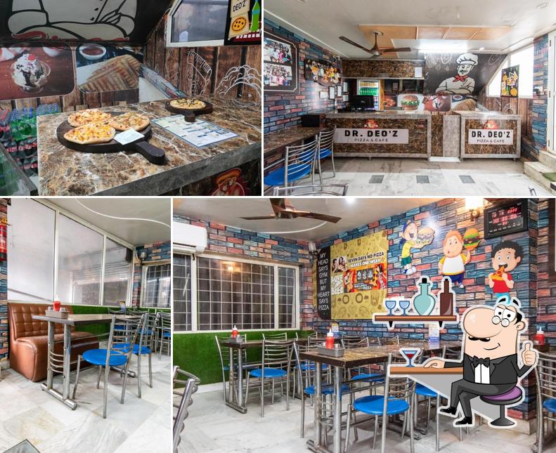 Check out how Dr. Deo'z Pizza & Cafe talwara looks inside