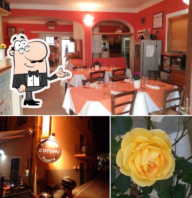 Gli interni di Hotel La Rosa - Ristorante Pizzeria L'Ottavo