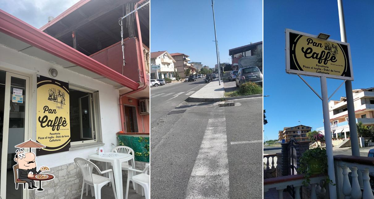 Gli esterni di Pan caffè Monasterace pallucchi
