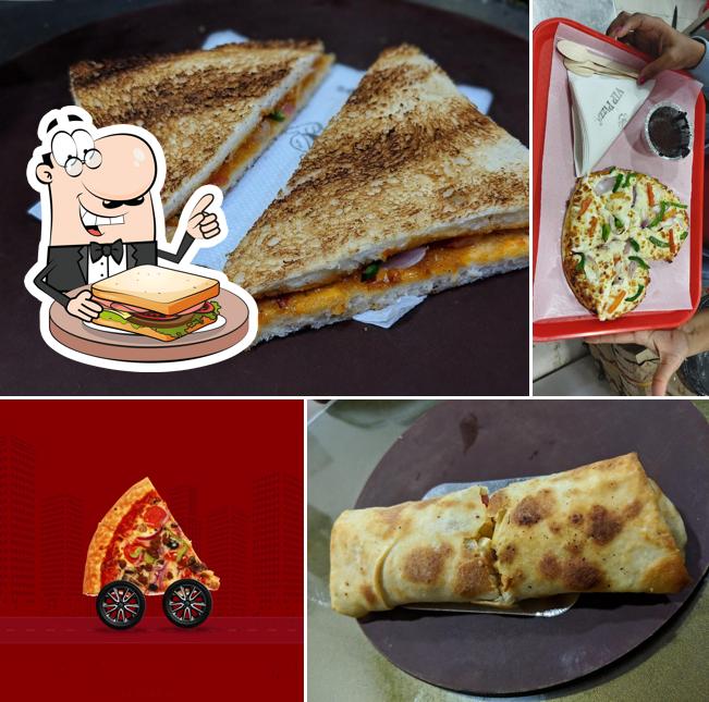 Grilled cheese sandwich at VIP Pizza