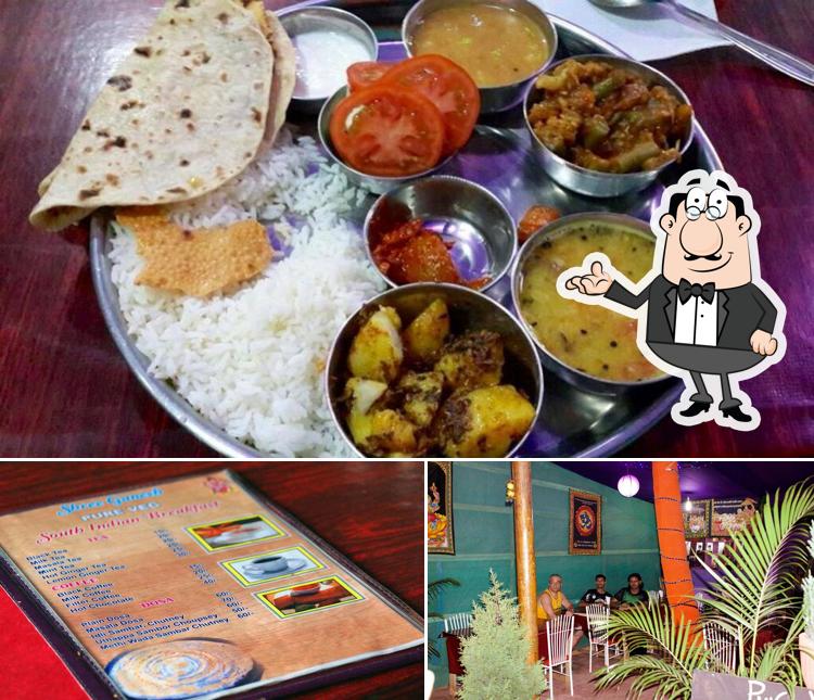 The image of interior and food at SHREE GANESH PURE VEG RESTAURANT