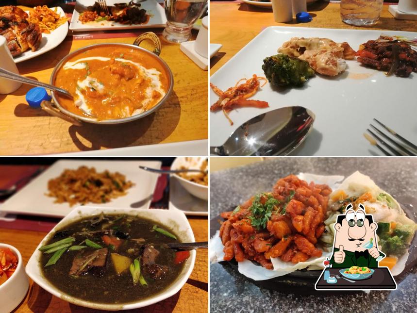 Food at Wok & Grill Chinese Thai Fusion