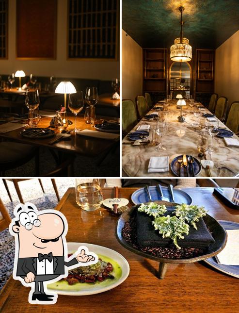 Take a seat at one of the tables at INJA Restaurant