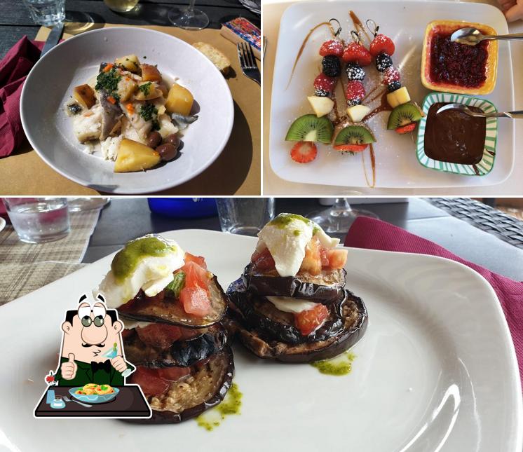 Cibo al Ristorante Bar "Au Gaggian"