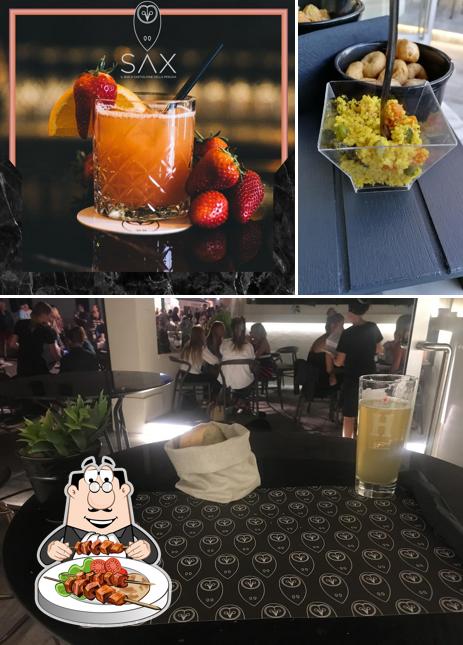 Questa è la immagine che presenta la cibo e interni di Sax - Il Bar A Castiglione della Pescaia