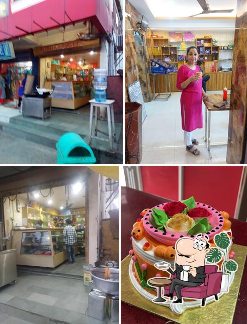 The interior of Subham Sweets