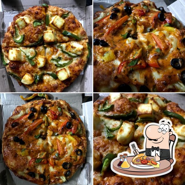 At Domino's Pizza Visveswara Nagar, Mysuru, you can get pizza