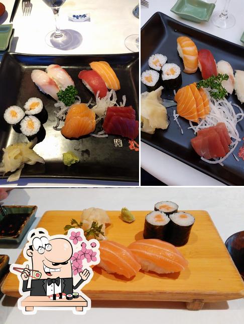 Commandez différentes options de sushi