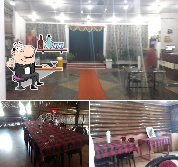 The interior of Green Park Restaurant