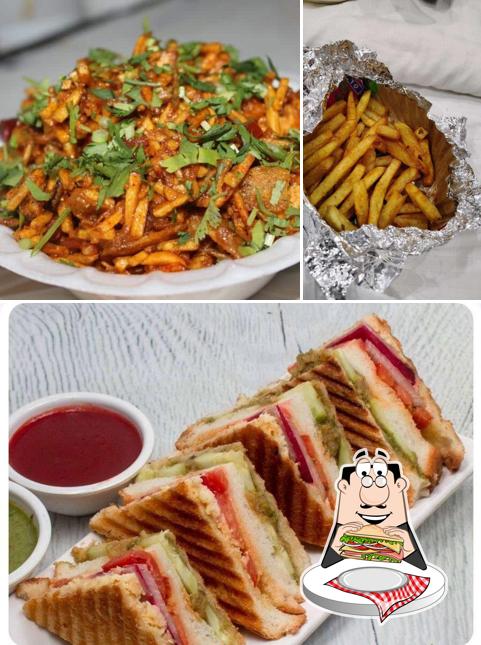 Club sandwich at Karnavati Dabeli