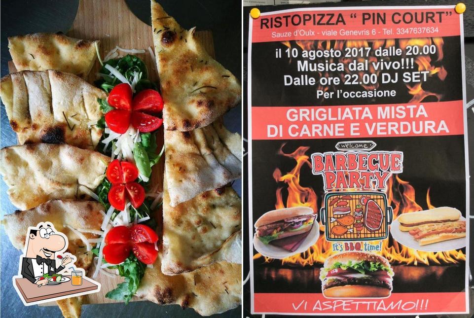 Platti al Pizzeria Pin Court