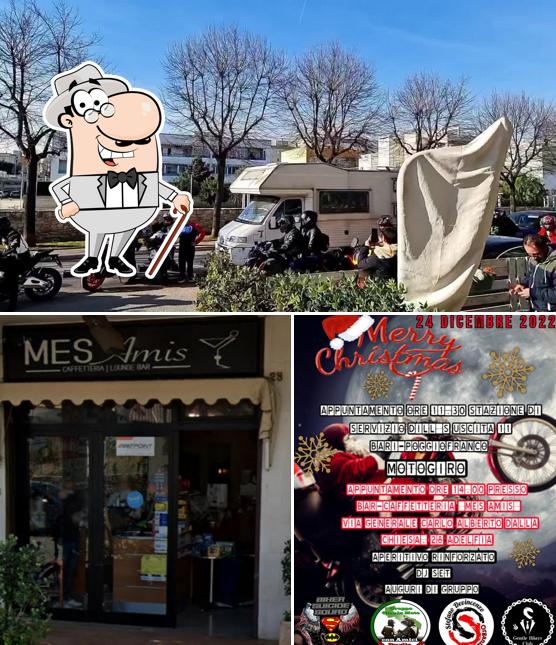 Gli esterni di Bar-Caffetteria "Mes Amis"