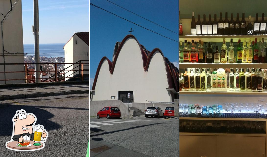 Puoi goderti un rinfrescante bicchiere di birra chiara o scura