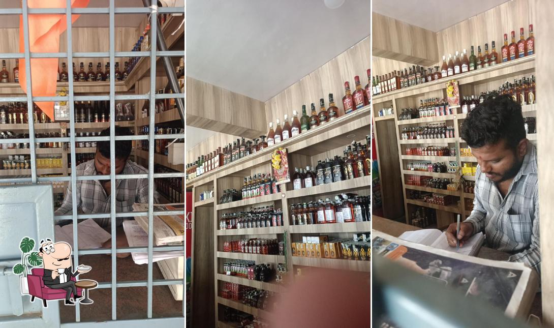 The interior of Golden Wines