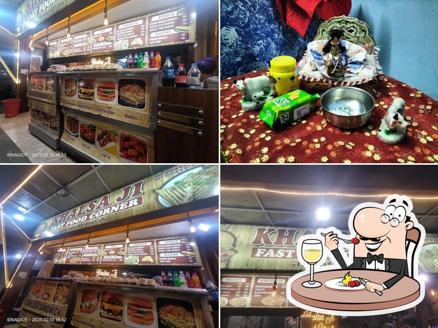 Food at Khalsa ji Fast Food Corner (Burger)