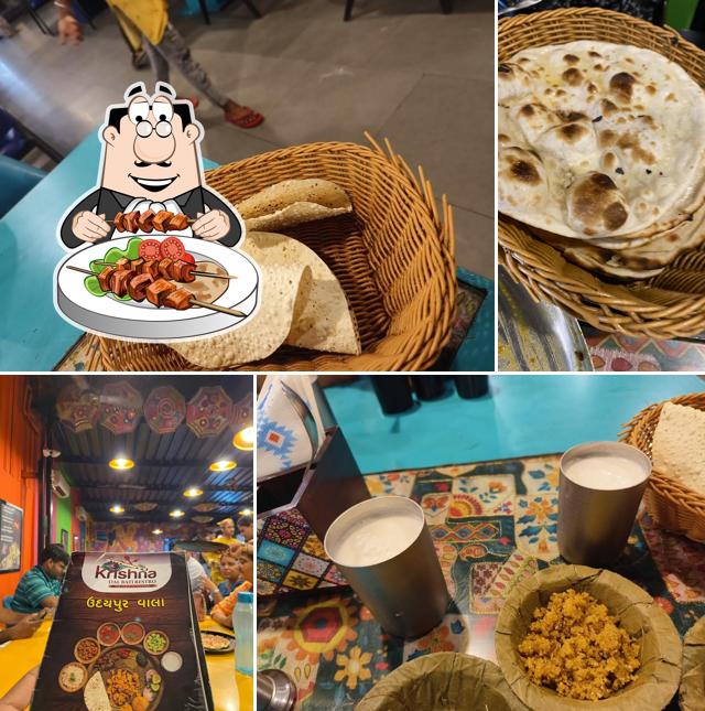 Meals at Krishna Dalbati Restro Udaipurwala