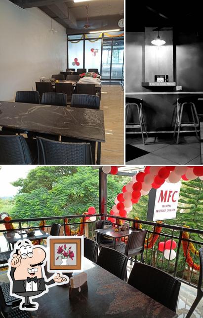 The interior of MFC Manipal Frizzled Chicken