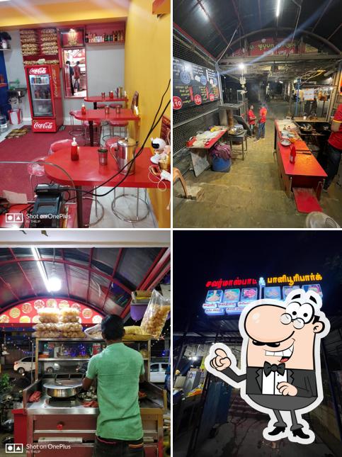The interior of Shawarma spot & Panipuri park