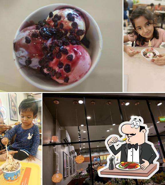 Food at Polar Bear Ice Cream Sundaes - Attibele