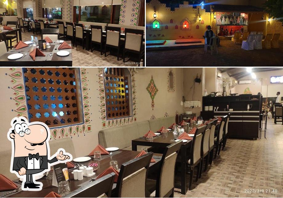 The interior of Rajwadu The Village Hotel