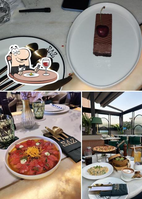 Take a look at the image depicting food and beverage at Saz