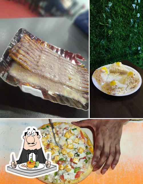 Food at Shyam Sandwich cafe narendra tiwari marg