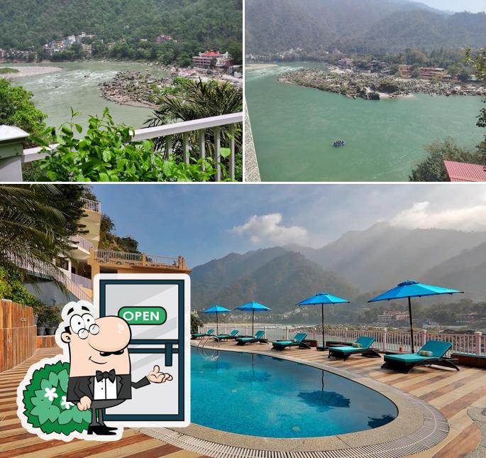 Take a look at the outside part of Lemon Tree Premier, Rishikesh