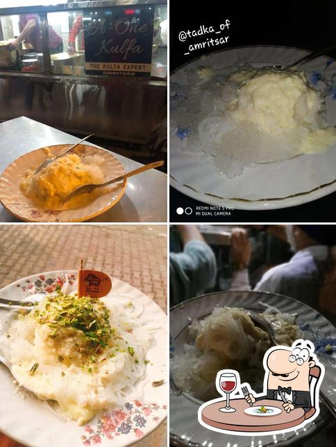 Food at A One Kulfa