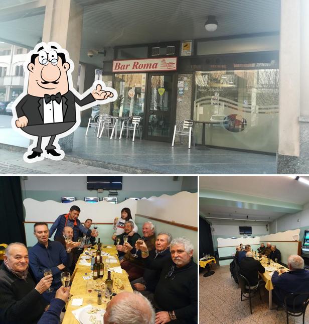 Gli interni di Bar Roma