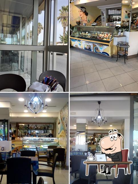Siediti a un tavolo di Bar Gelateria Riviera