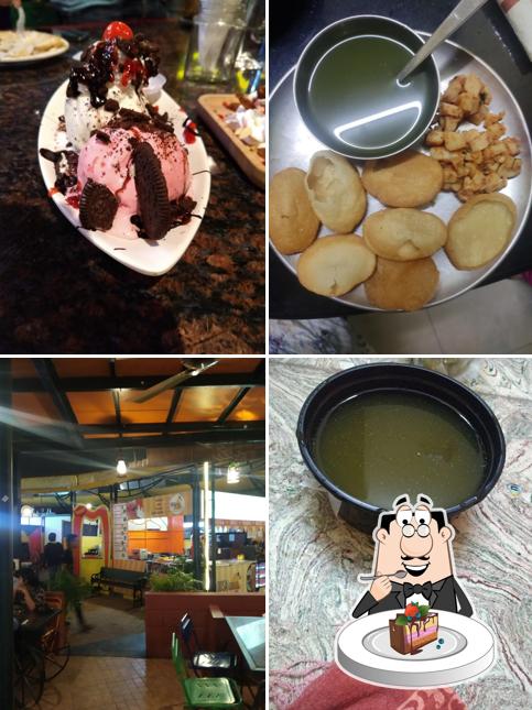 Chocolate cake at Chaat street