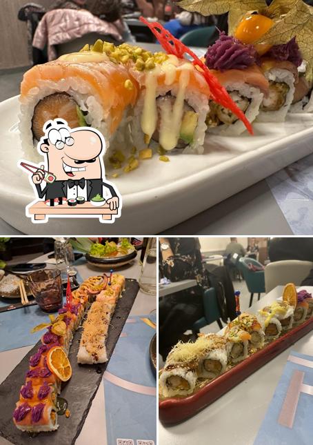 Ordina le varie opzioni di sushi