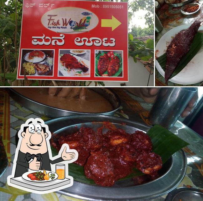 Food at Fish World Mane Oota