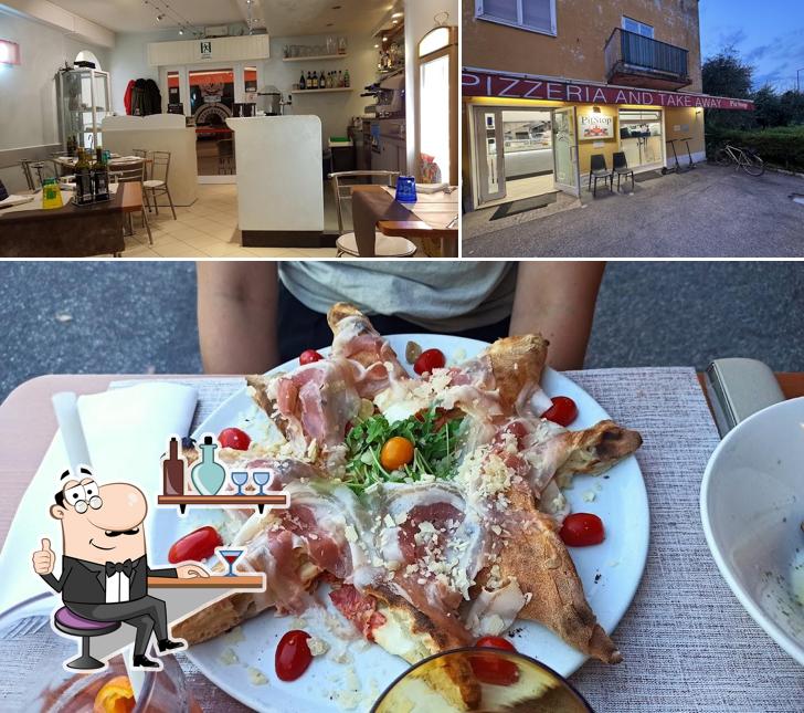 Tra le diverse cose da Pizzeria Pit Stop Lazise si possono trovare la interni e esterno