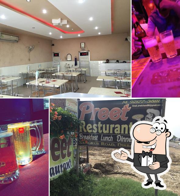 See this picture of Preet Restaurant