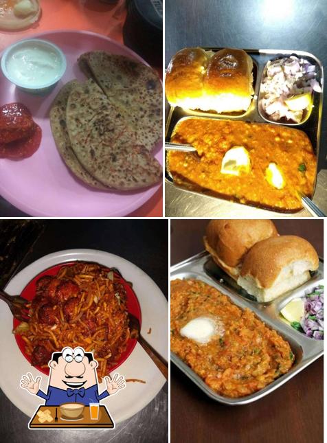 Food at Prince Bhaji Pav