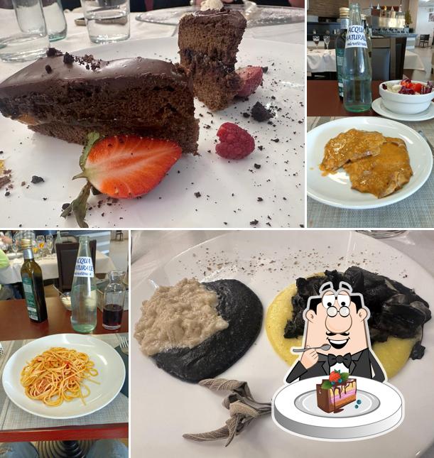 Torta al cioccolato al Ristorante Locanda Da Porto