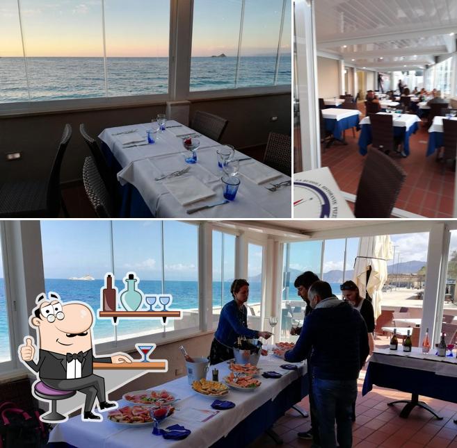 Gli interni di Ristorante di pesce La Bussola Portoferraio ISOLA D'ELBA - Ristorante con specialità di pesce Portoferraio - Pesce fresco